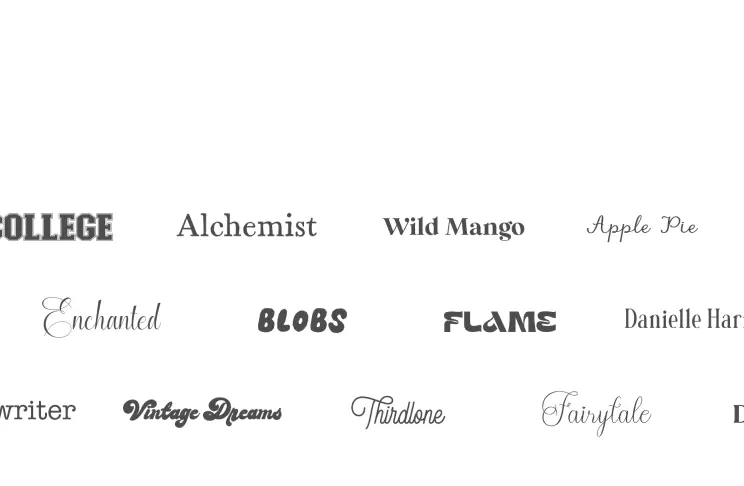 key matrix of Fonts